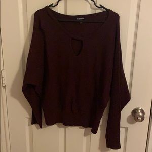 Express Maroon Sweater